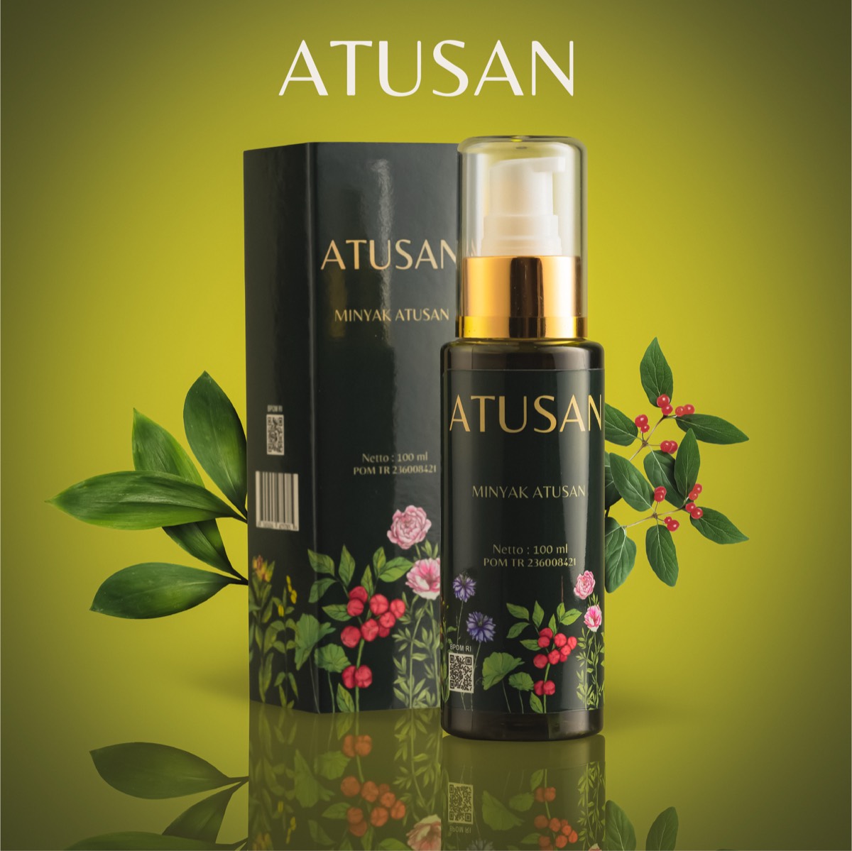 ATUSAN Minyak Herbal 100 Tanaman
